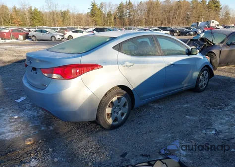 2012 Hyundai Elantra Limited (Ulsan Plant) from USA, damaged, VIN KMHDH4AE2CU218879